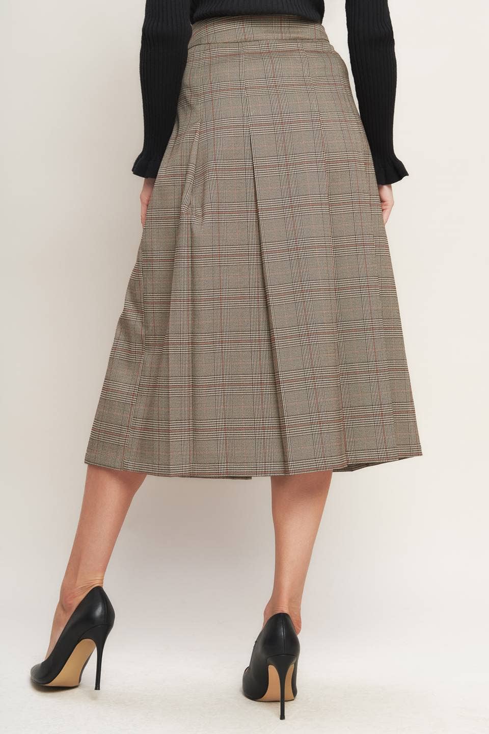 Woven Midi Skirt