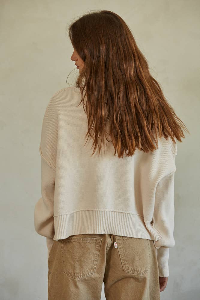 Ribbed Knit Sweater