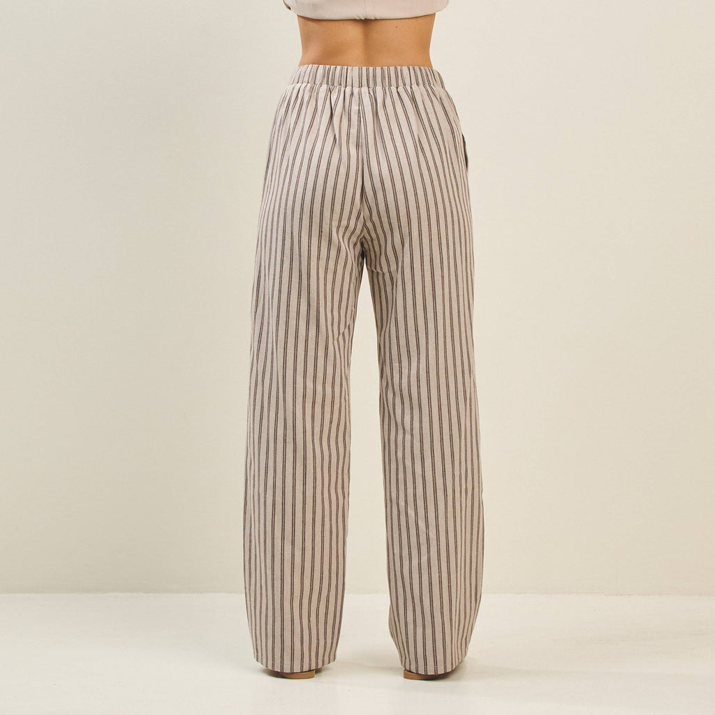 Striped vest & pants set