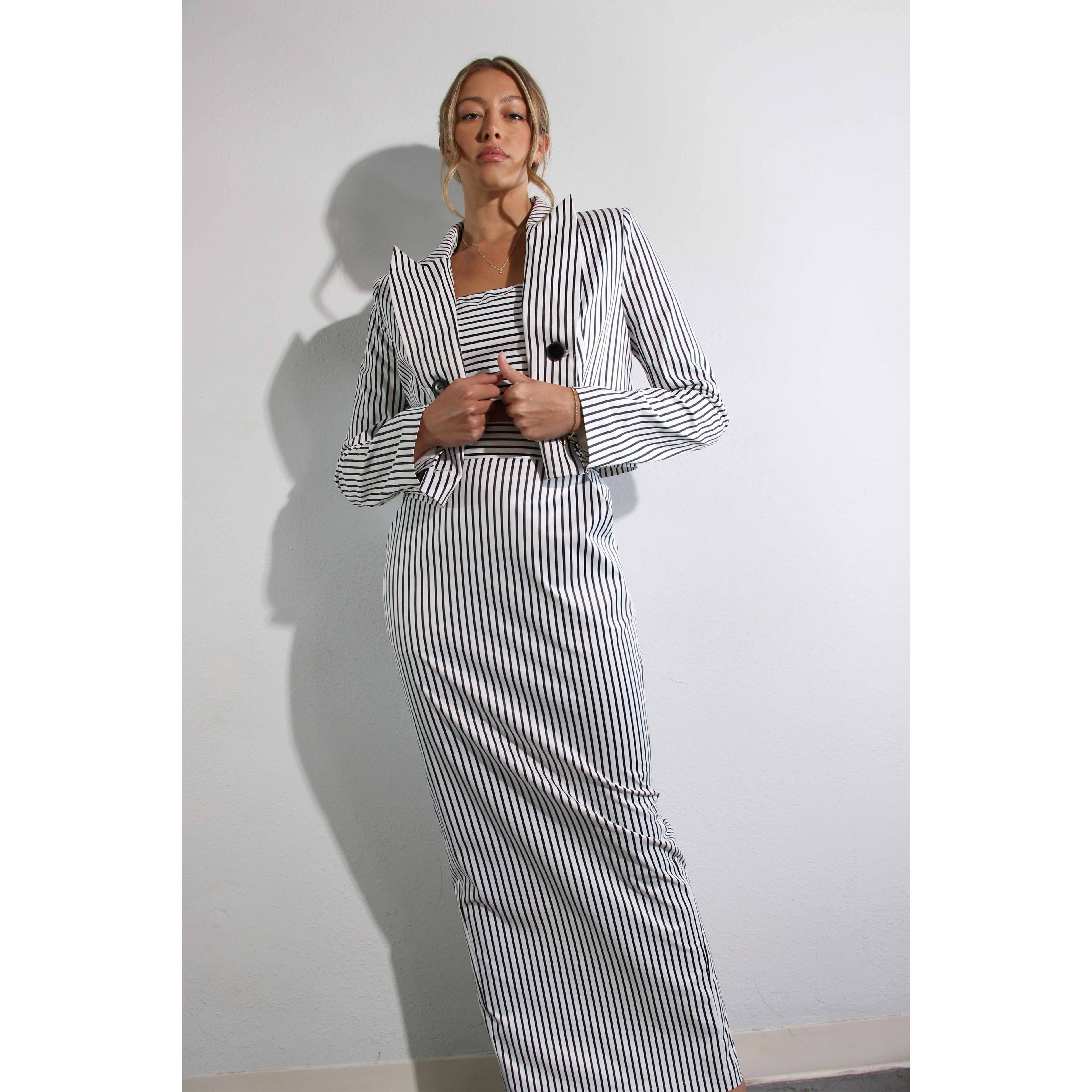 3 PCS SATIN SKIRT SET