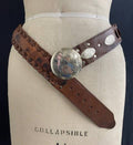 BRAIDED LEATHER BELT (MEDIUM)