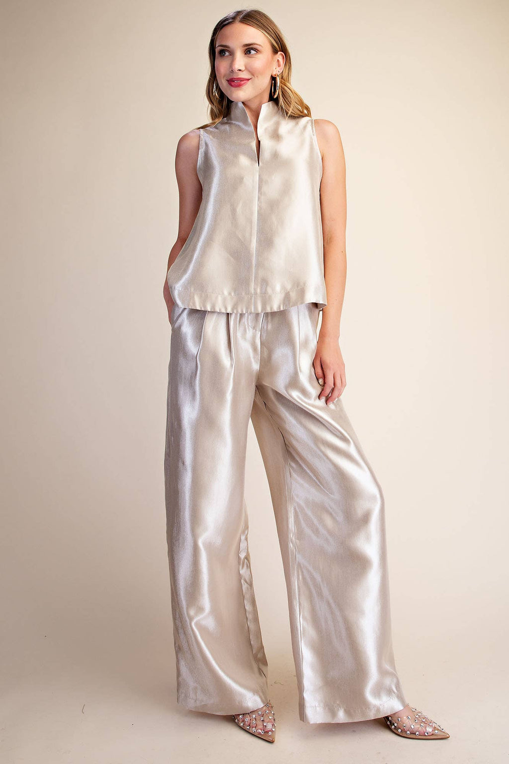Stand Collar Top