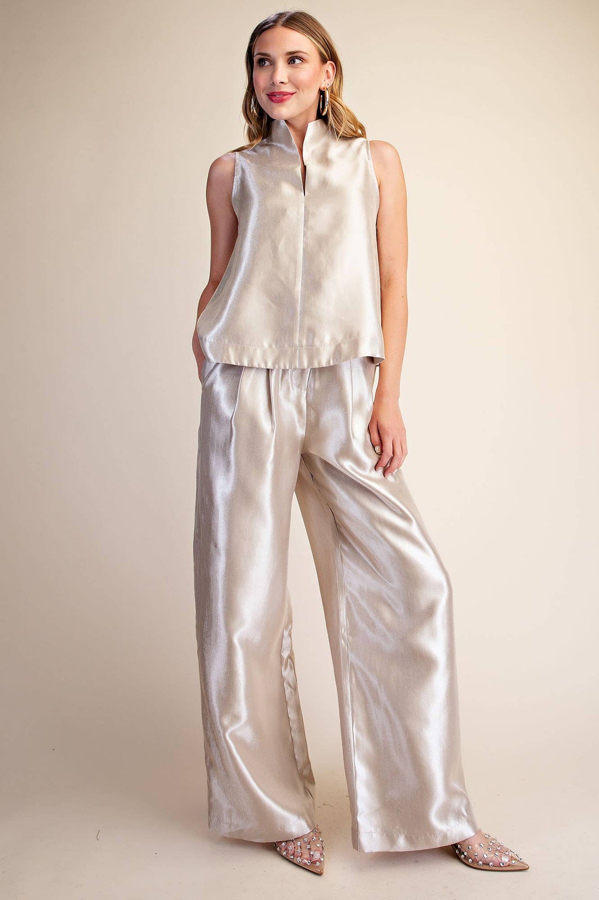Stand Collar Top