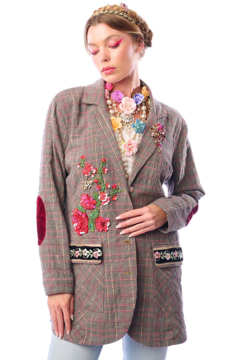 Elizabeth Floral Blazer-FINAL SALE ITEM