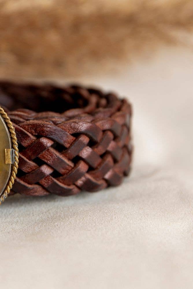 Empire Brown Leather Belt
