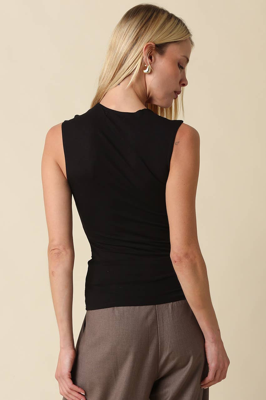 Mia Asymmetrical Ruched Top