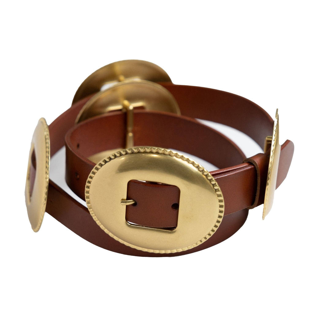 Golden Mesa Brass Concho Belt