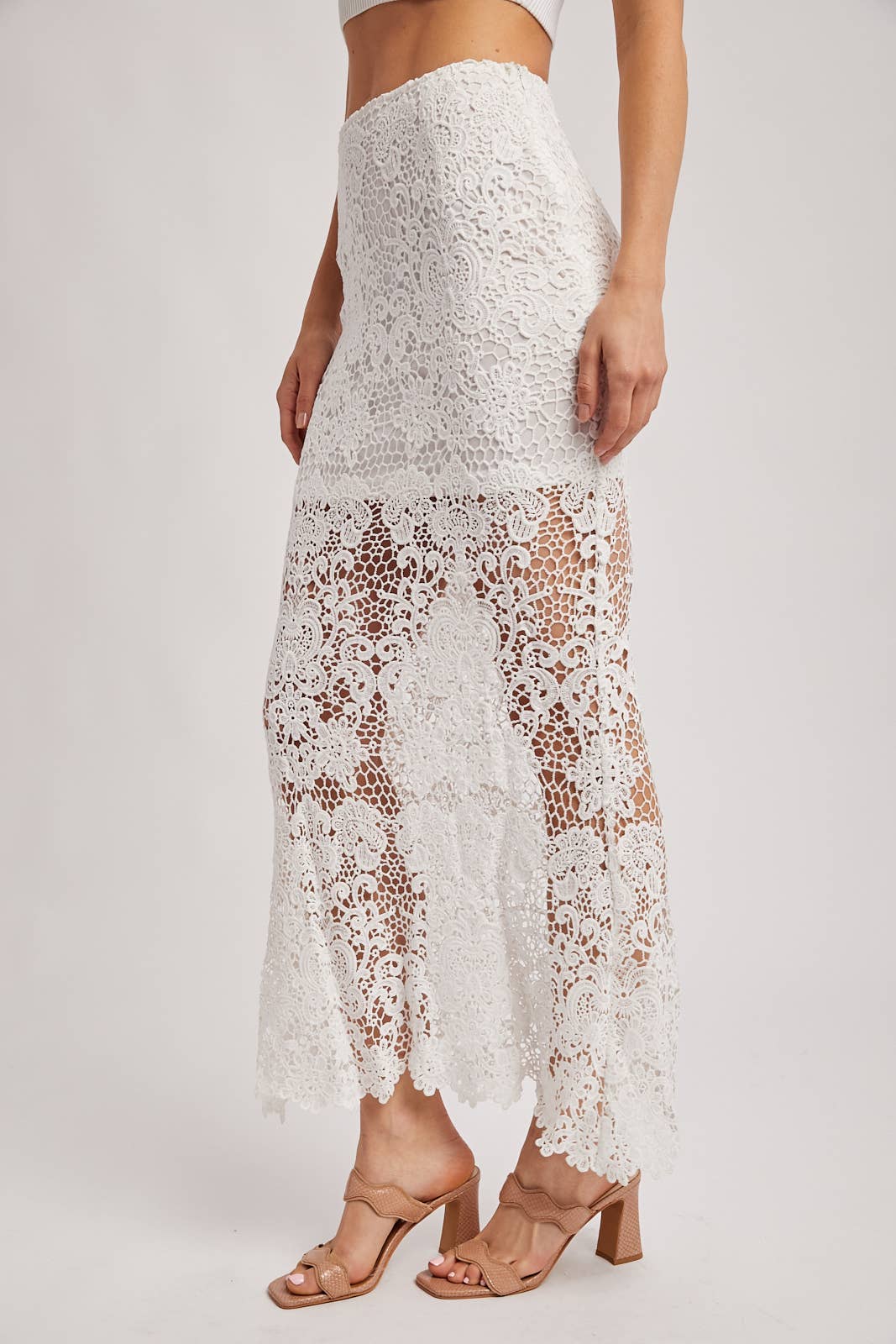 Greta Lace Maxi skirt