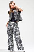 washed denim vest