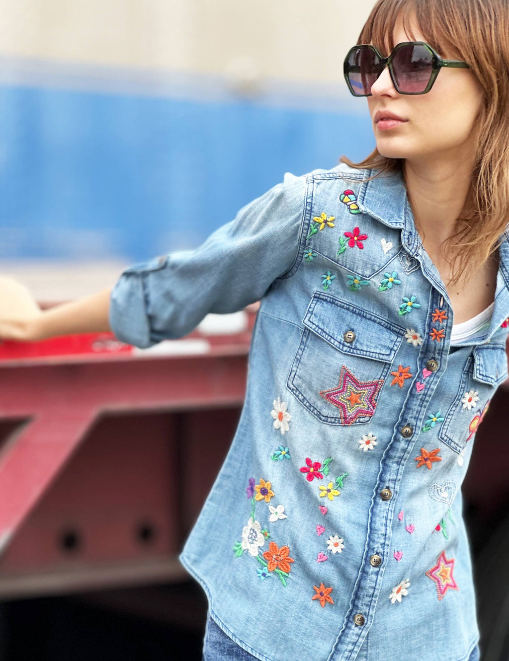 Sketchbook Denim Shirt