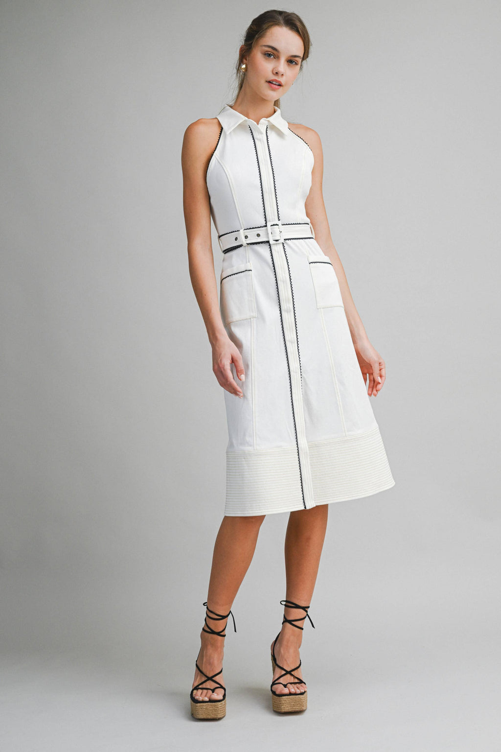 Halter Midi Dress