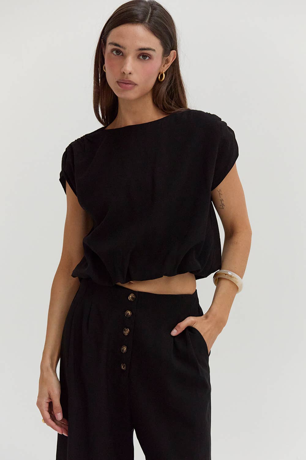 Samara Bubble Hem Top