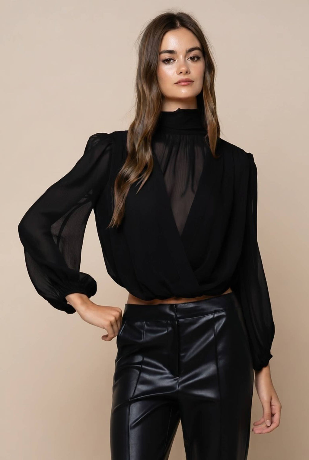 Draped Blouse