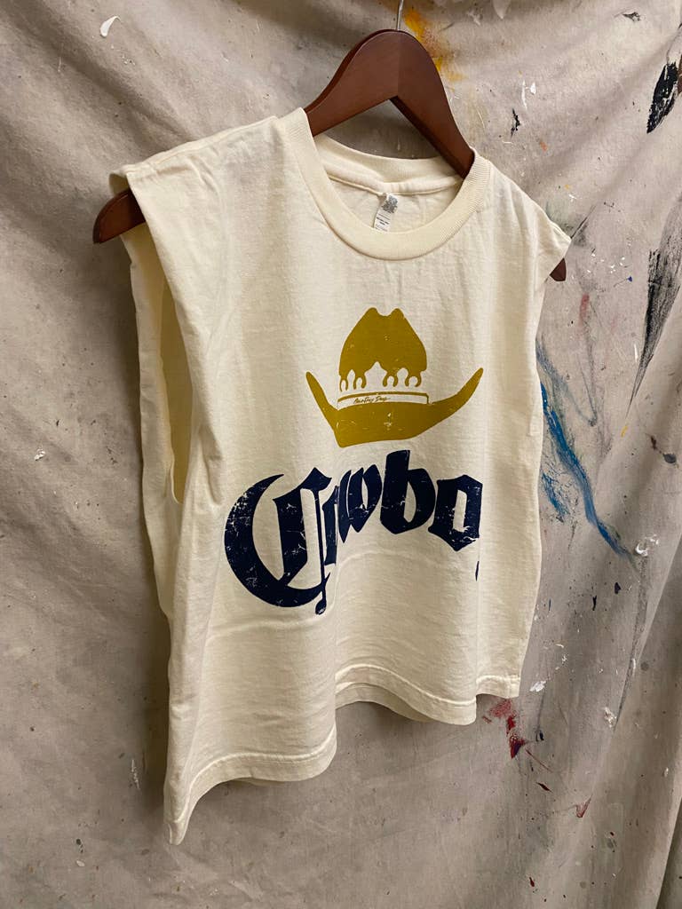 Cowboy Boxy Midriff Muscle top