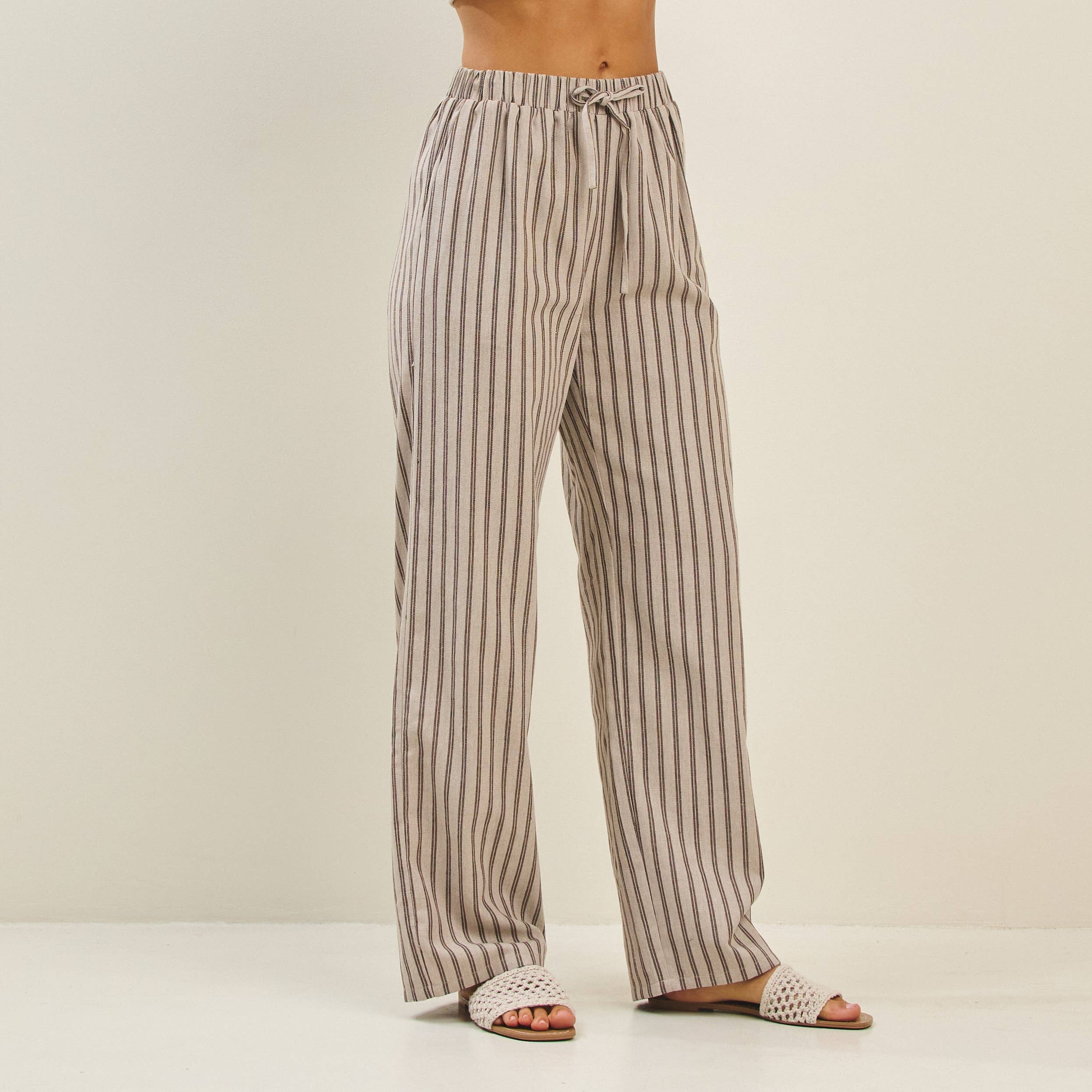 Striped vest & pants set