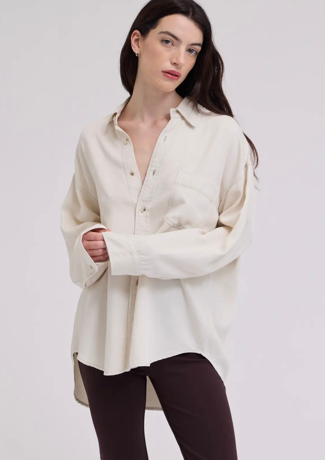 Overized soft shirt by Grade and Gather
