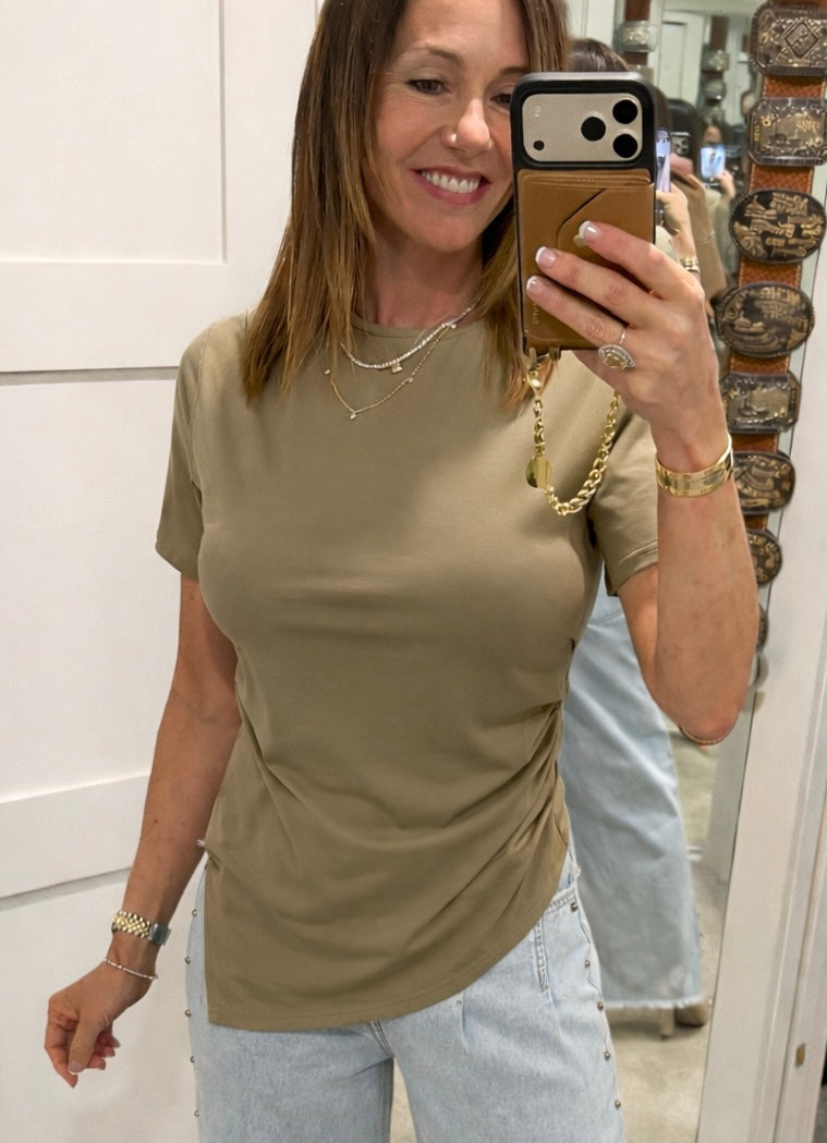 Grade & Gather Asymmetrical top
