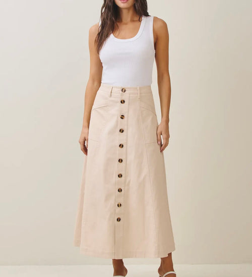 A Line Button skirt