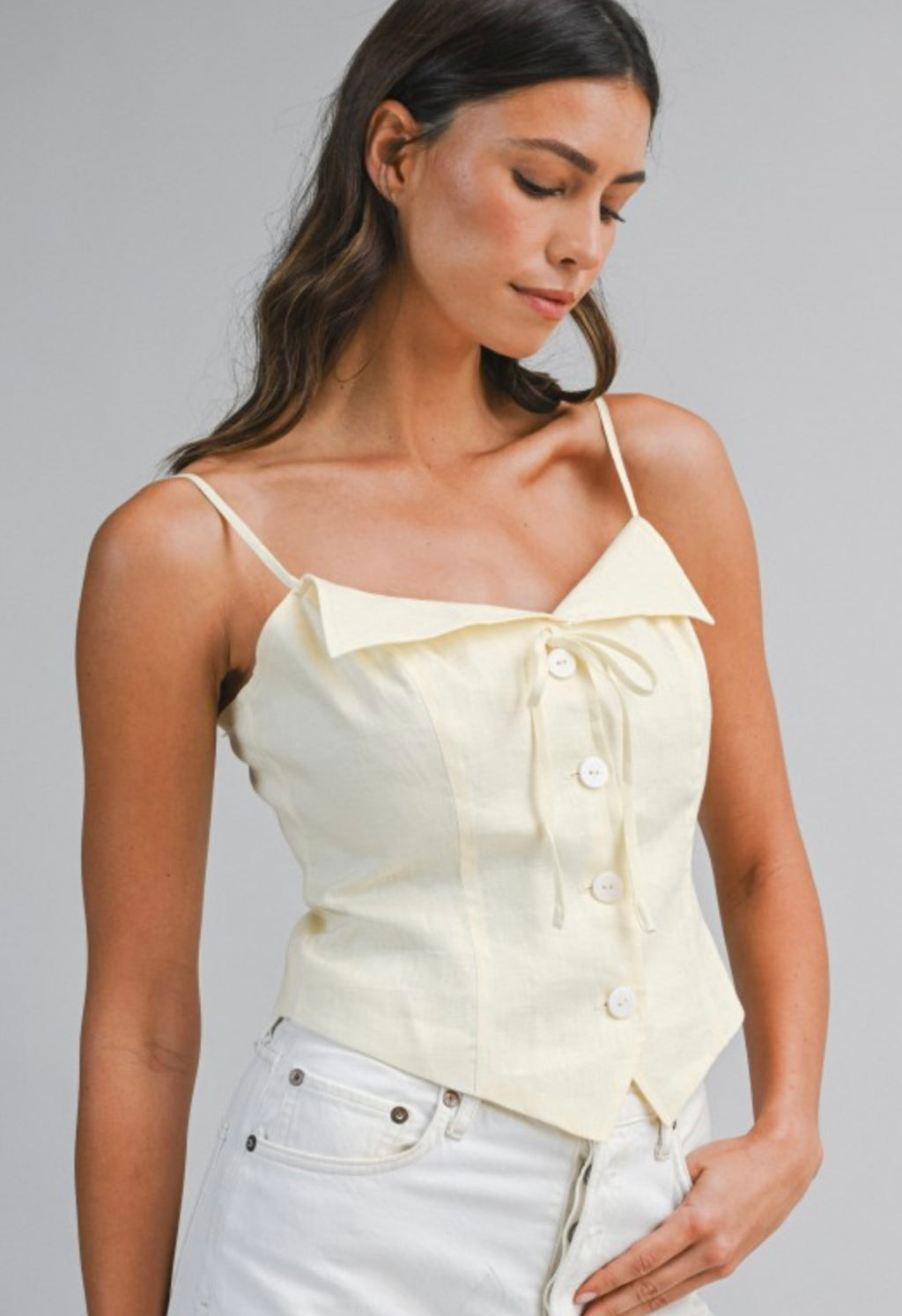Butter Linen Top