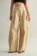 Wide Leg Khaki Pants