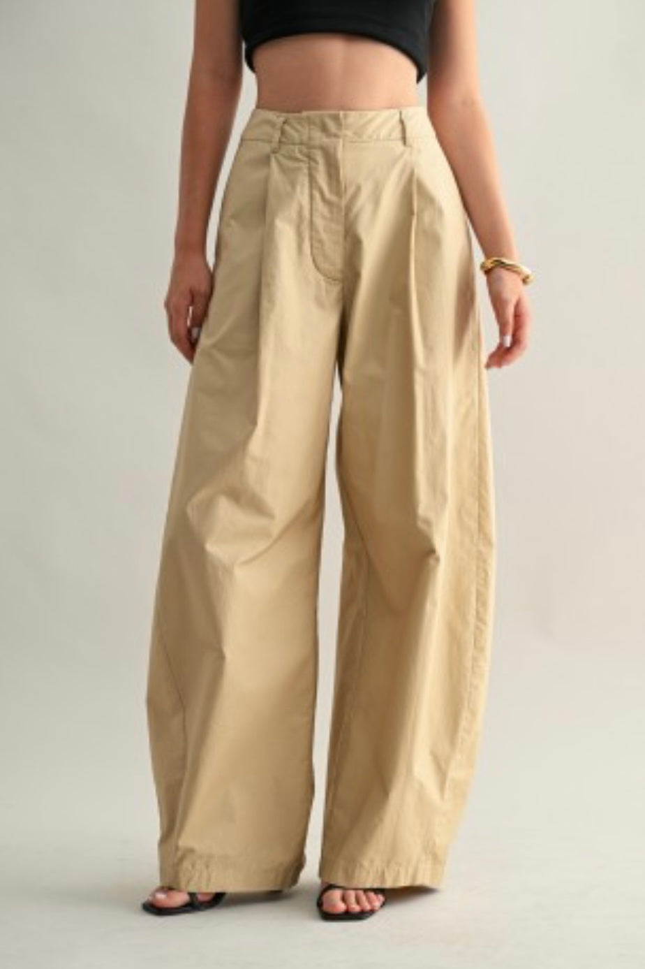 Wide Leg Khaki Pants