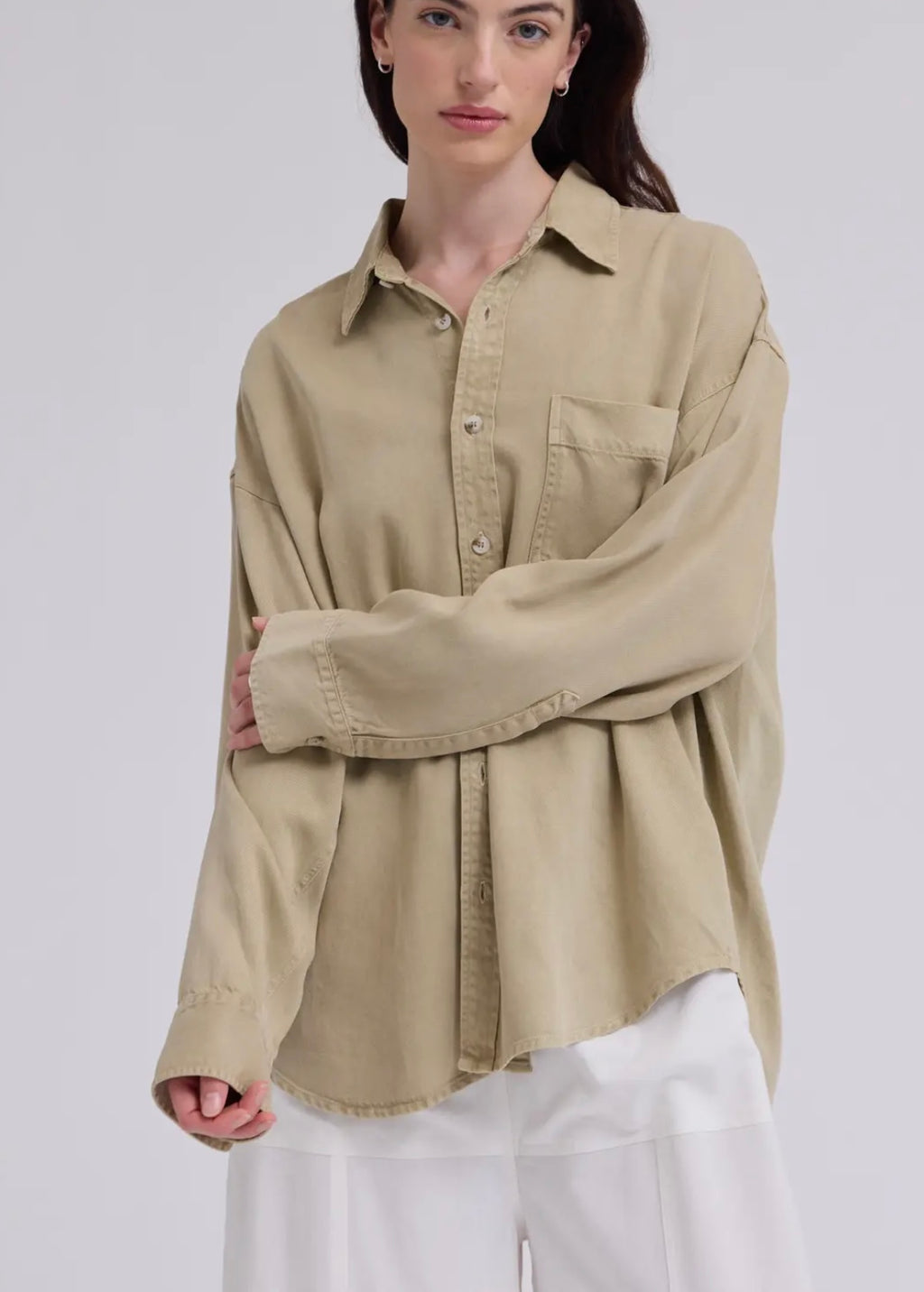 Overized soft shirt by Grade and Gather