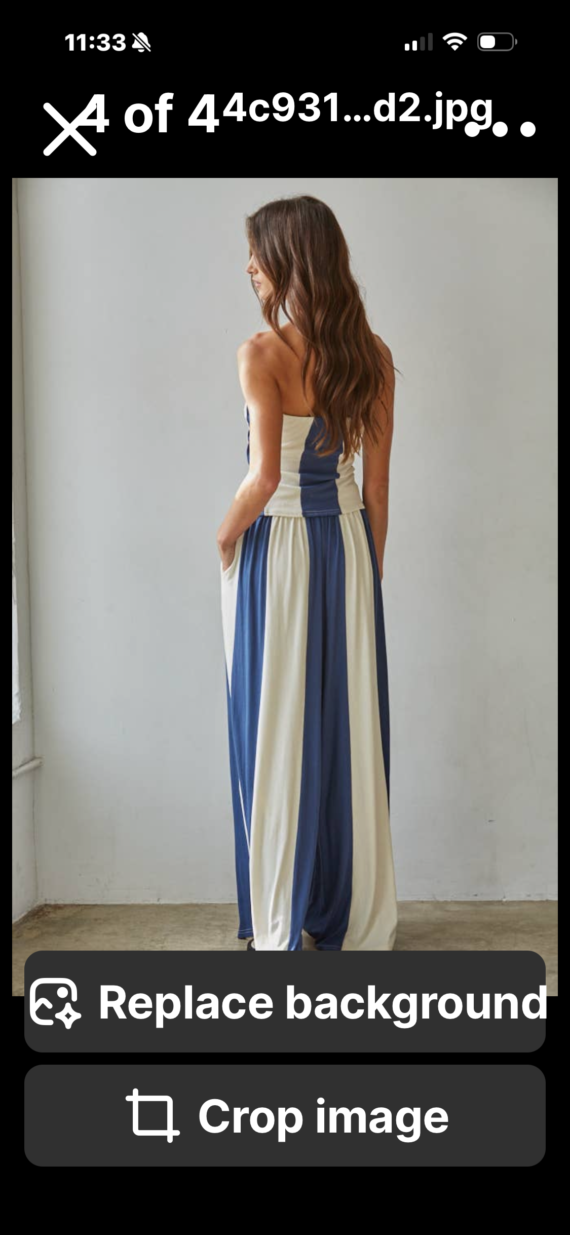 Jewel Striped Wide Leg Pant set