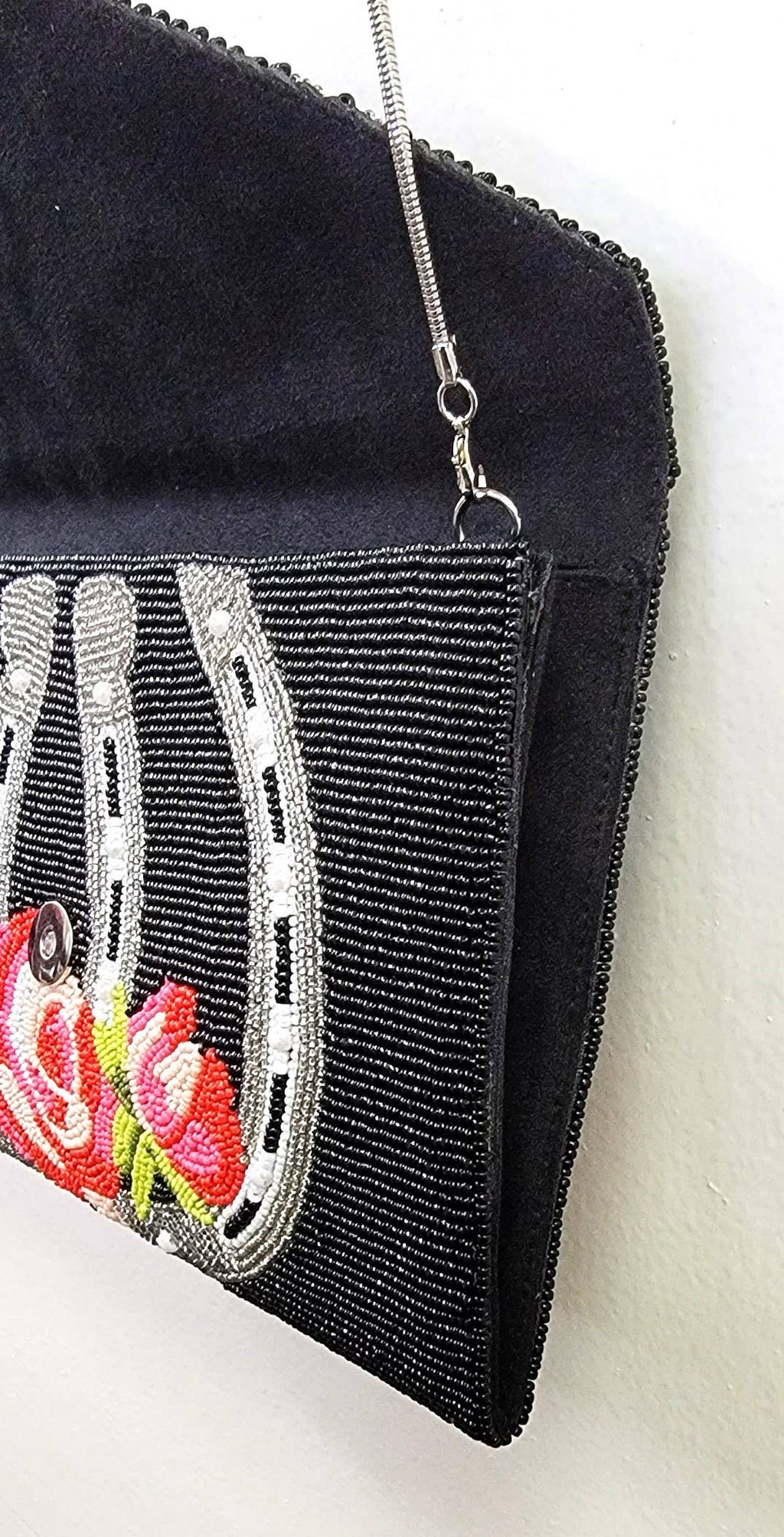 ALL BEADED GOOD LUCK CLUTCH