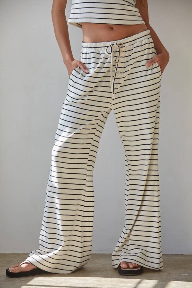 Gina Tie Flare Pants and Top