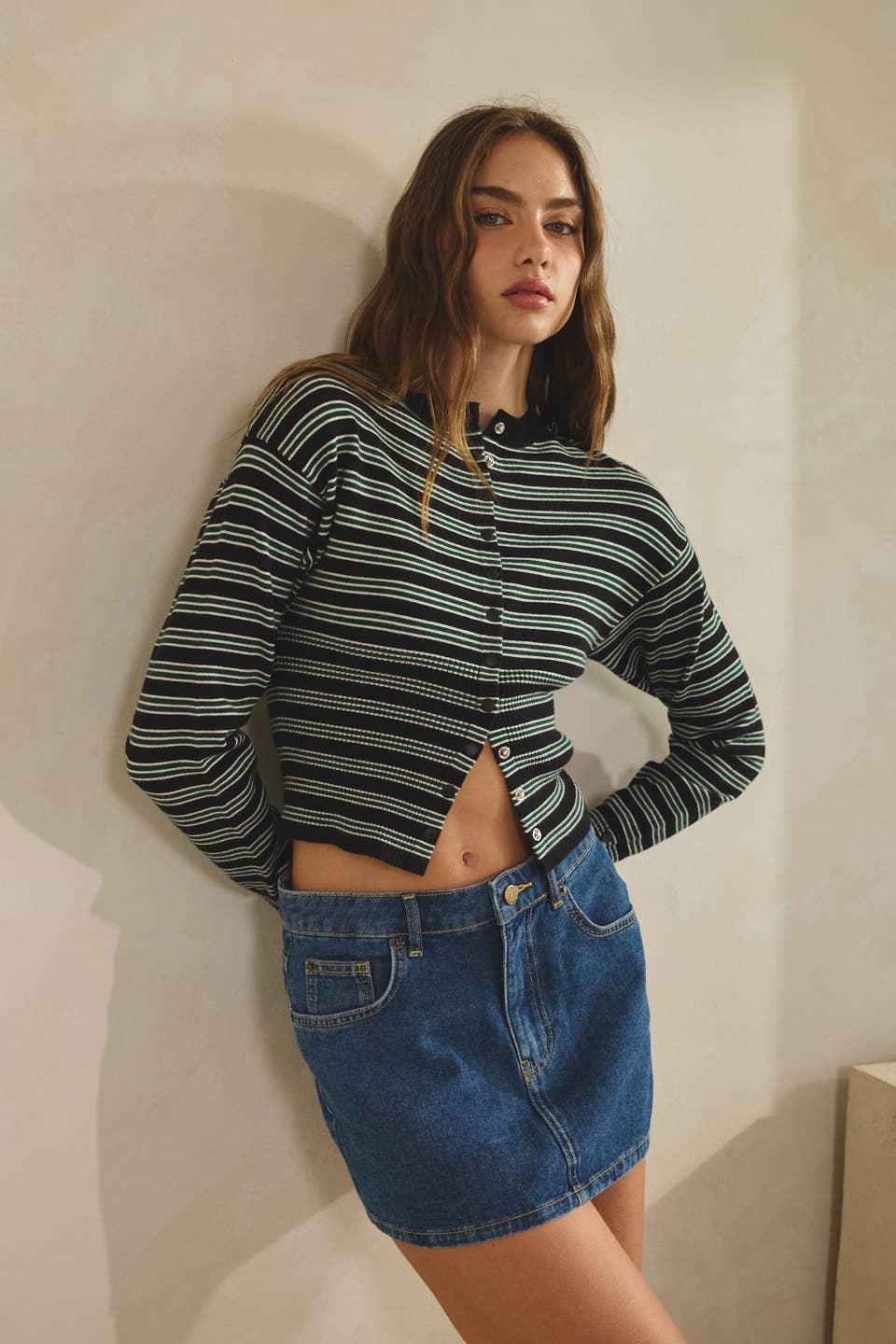 Snap Button Down Cardigan