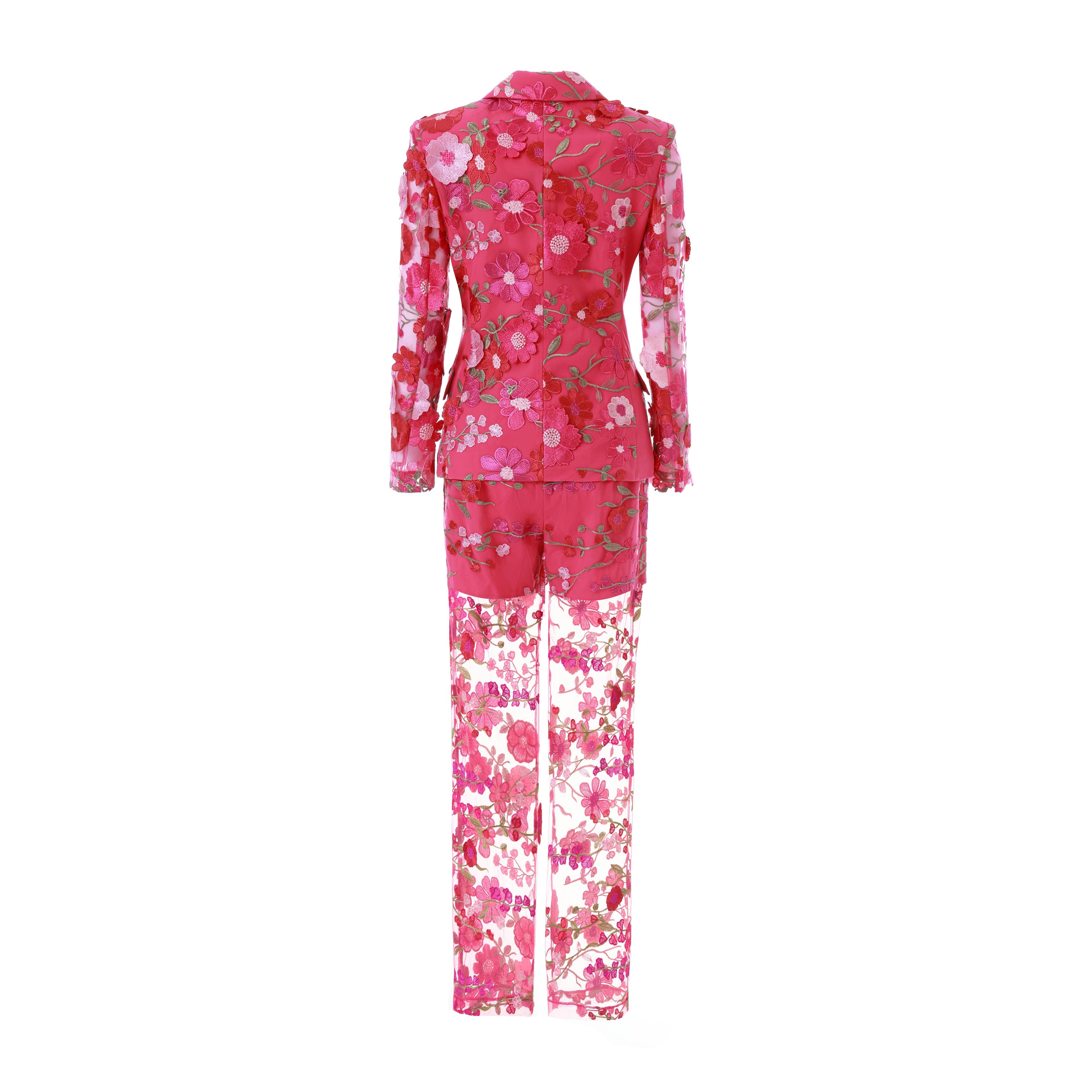 3D Embroidered Suit-FINAL SALE ITEM