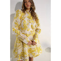 BUTTON DOWN BLOUSE WITH TULLE INNER SKIRT SET