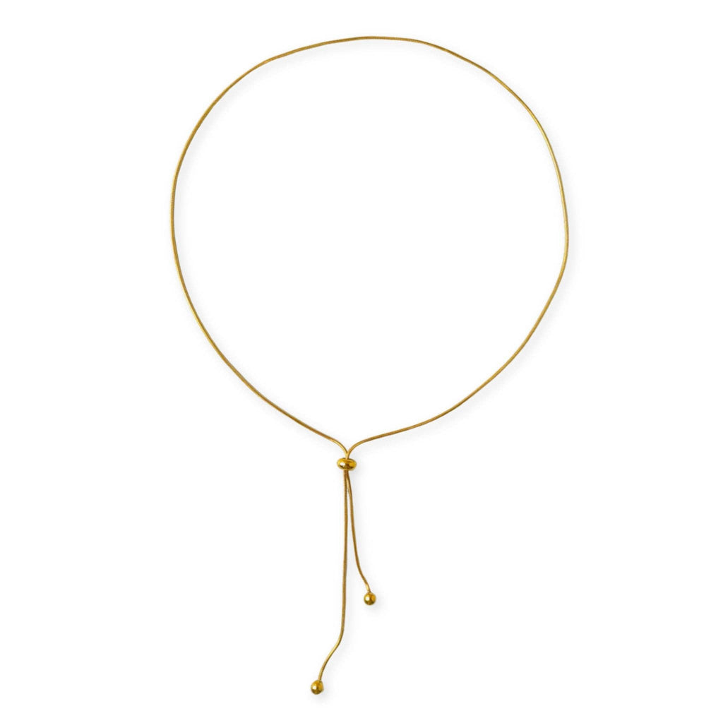 Golden Hour Adjustable Lariat Necklace