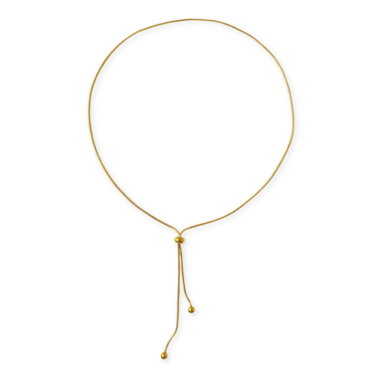 Golden Hour Adjustable Lariat Necklace