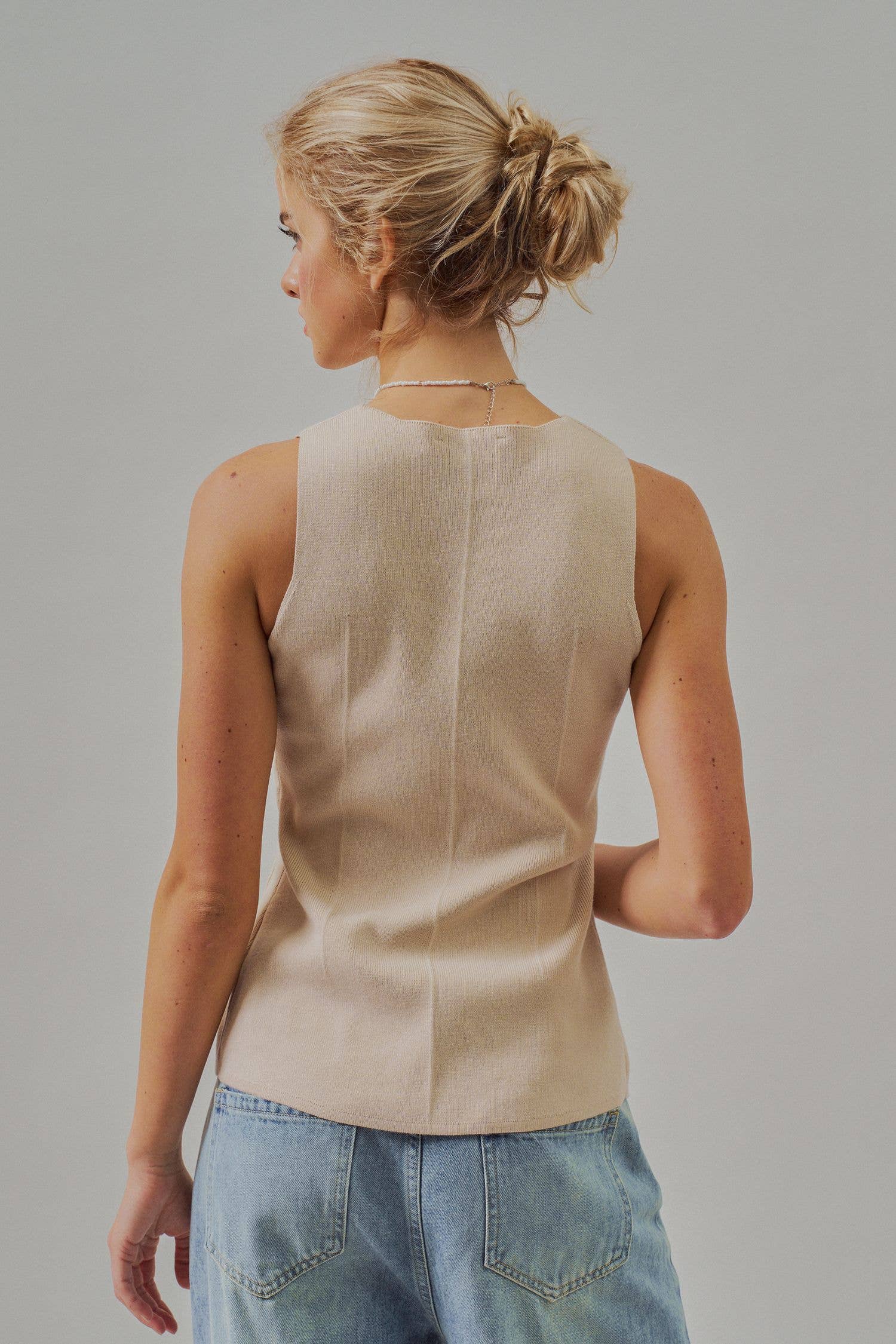 Knit Sweater Vest