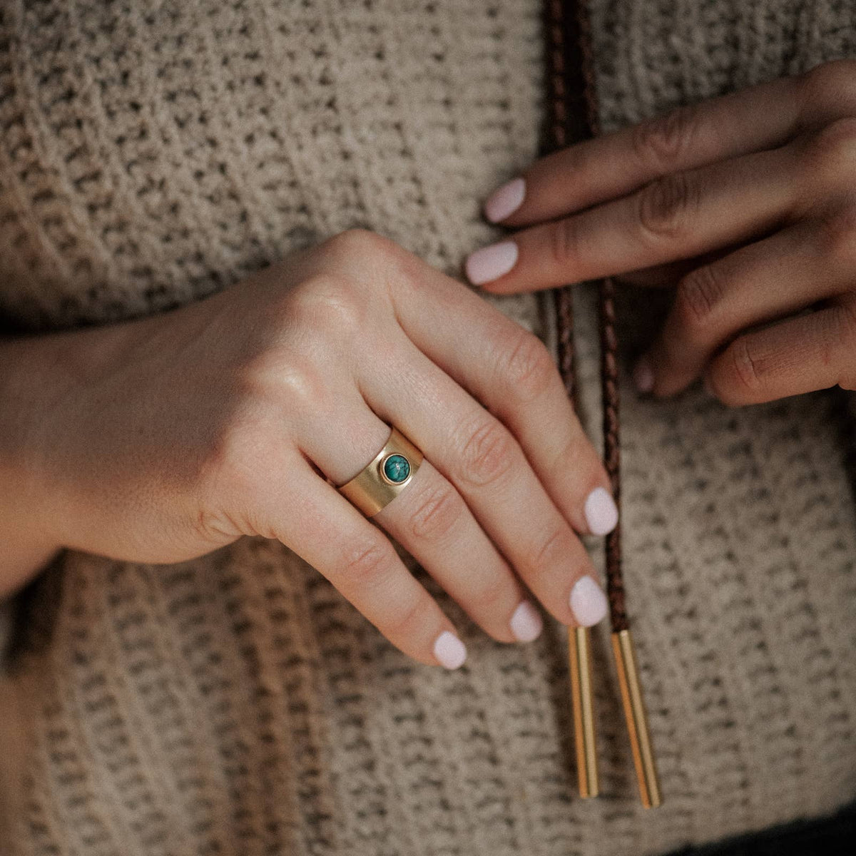 Nile Ring // 6mm // Turquoise