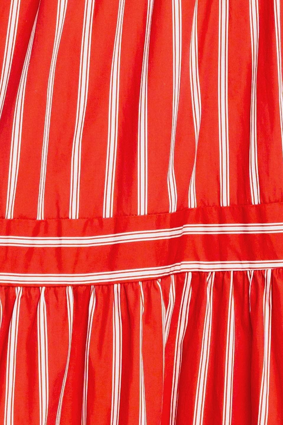 Striped maxi skirt