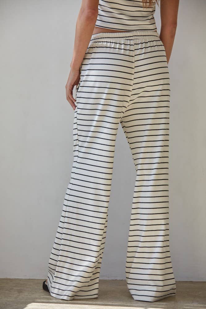 Gina Tie Flare Pants and Top