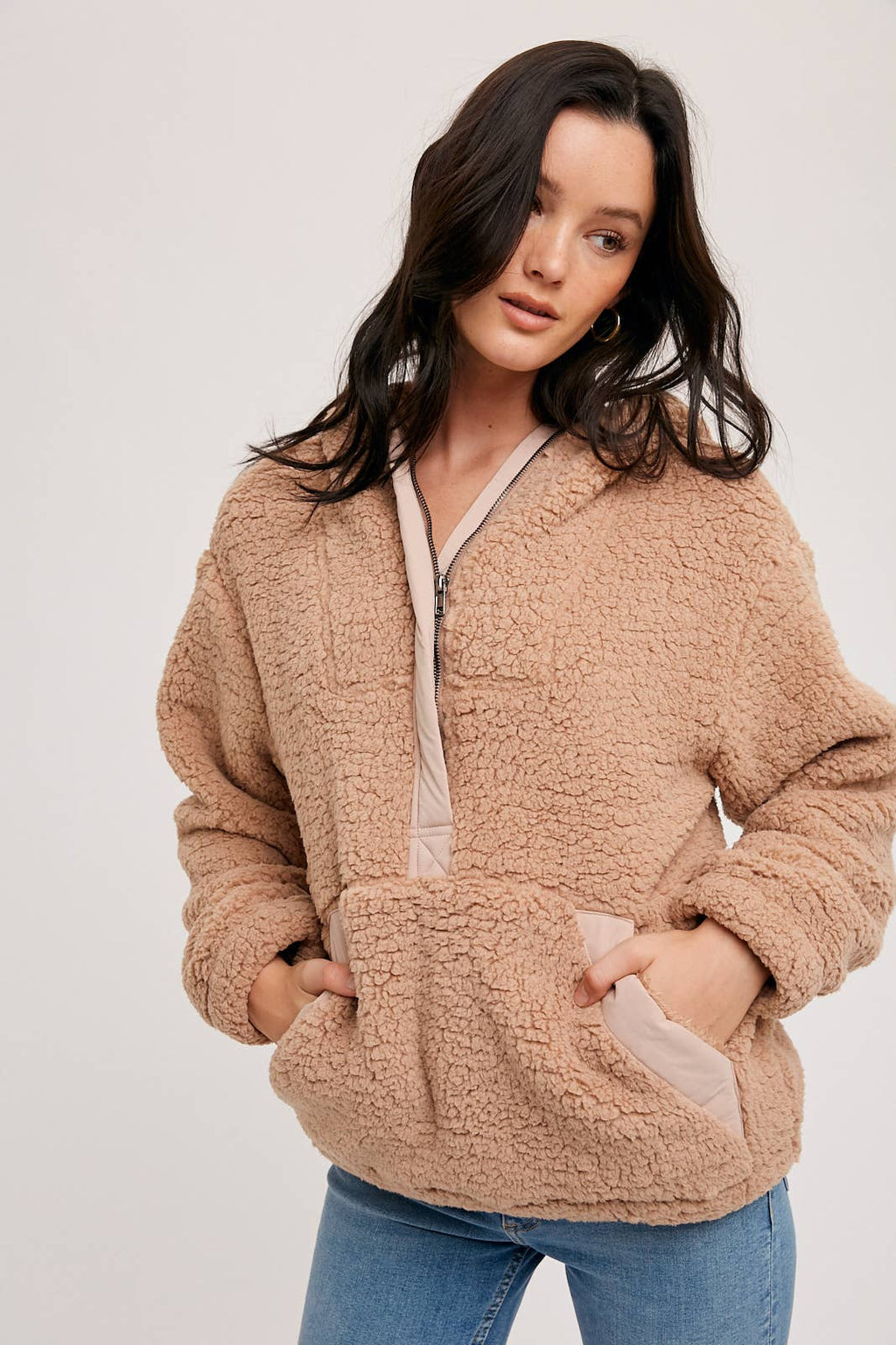 SHERPA HOODIE PULLOVER