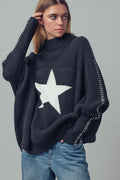 Oversized Star Sweater
