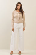Cardigan With Front Tie