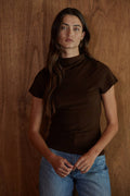Knit Mock Neck Shirt
