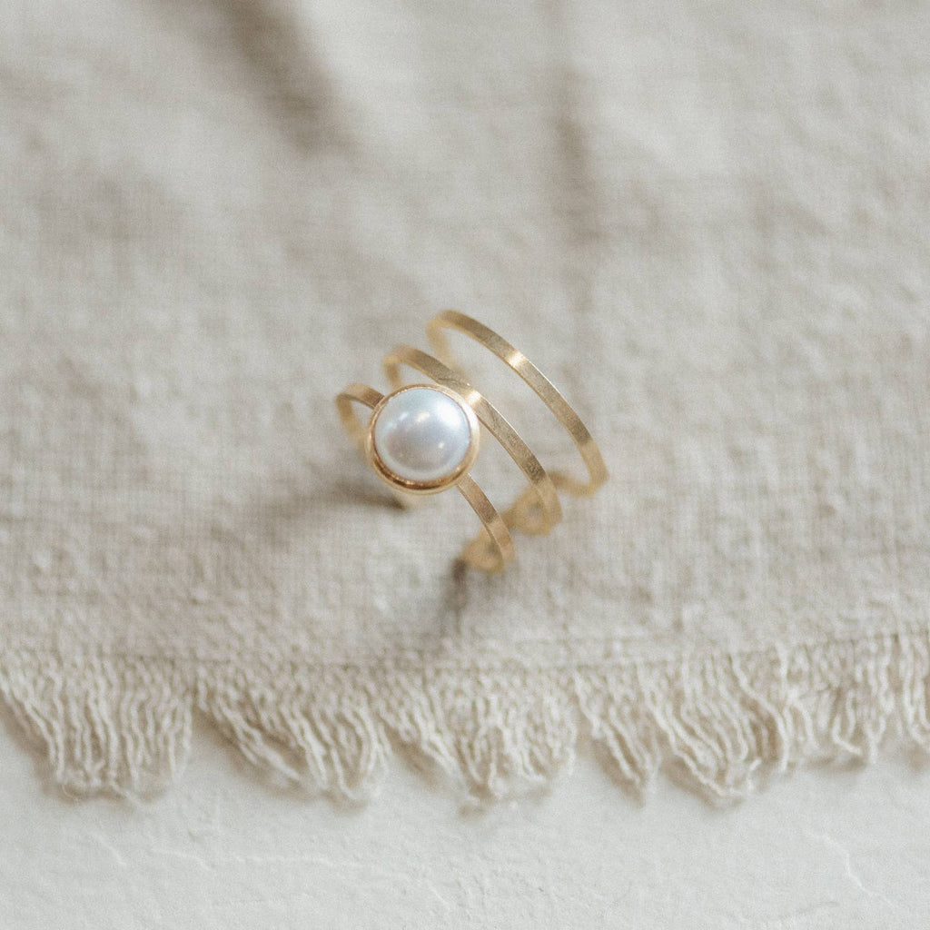 Strata Ring // Pearl