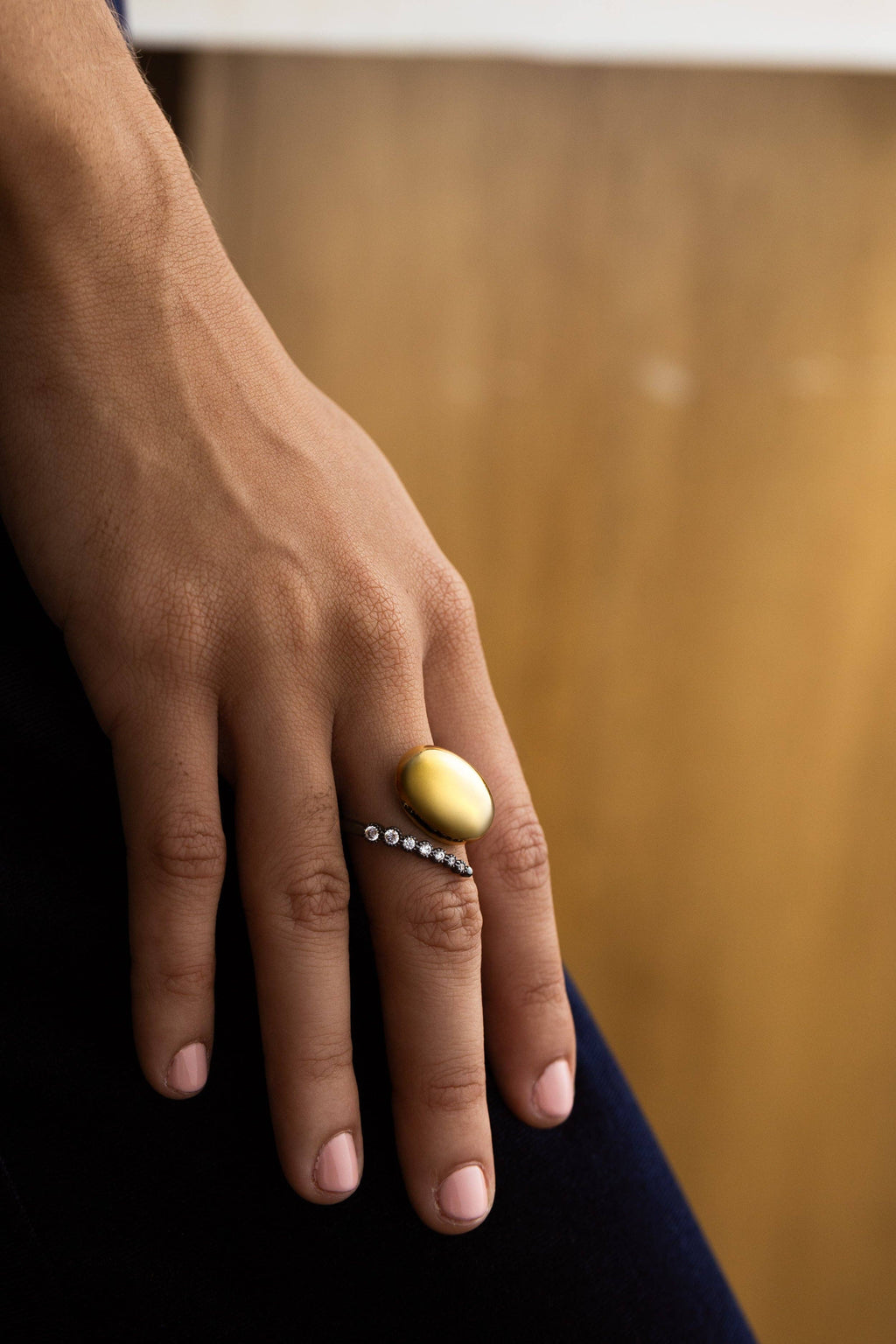 Two Tone Snake Ring