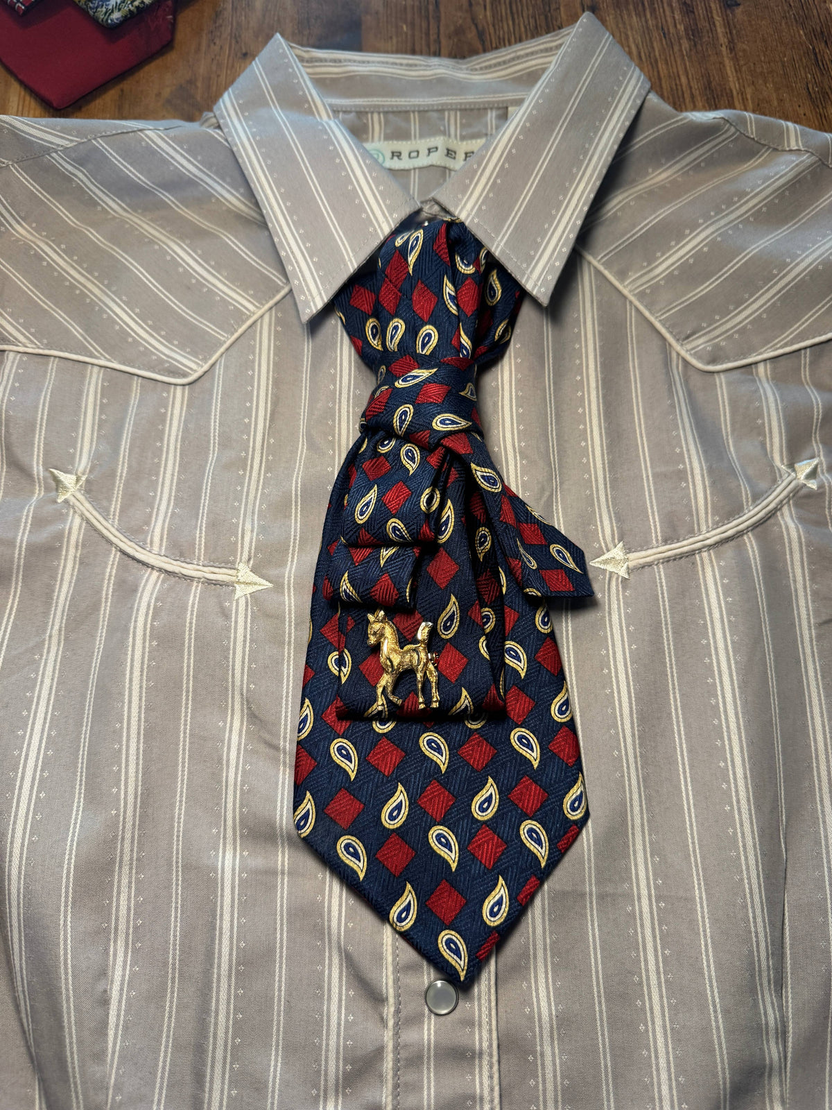 The Golden Pony Tie