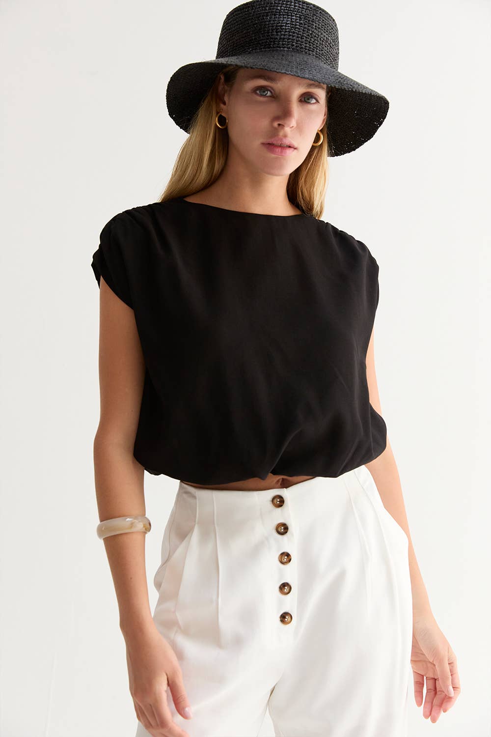 Samara Bubble Hem Top