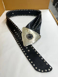 Leather belt Flat Leather (MEDIUM)