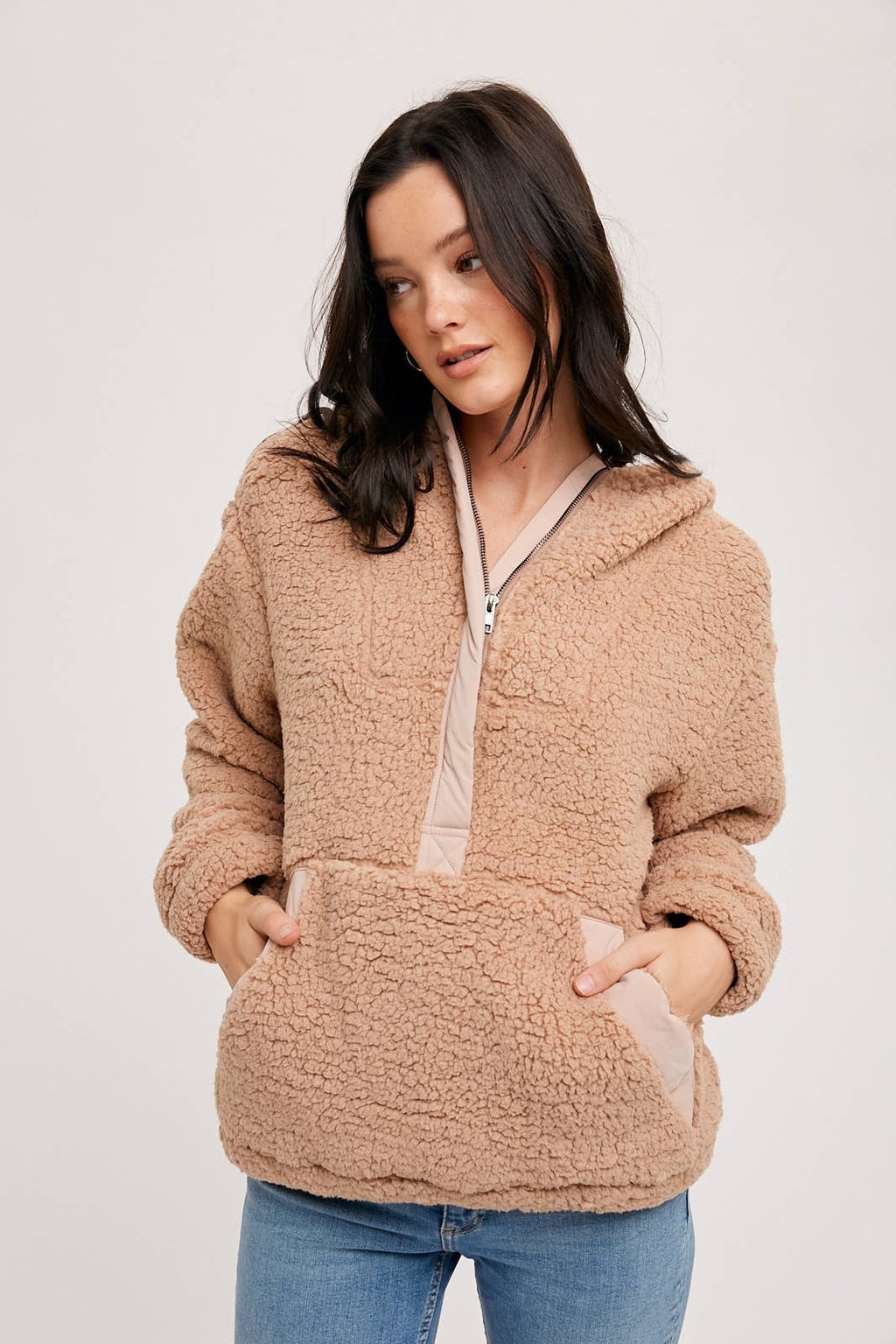 SHERPA HOODIE PULLOVER