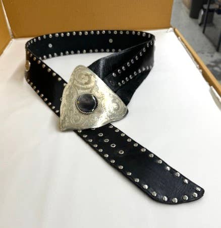 Leather belt Flat Leather (MEDIUM)