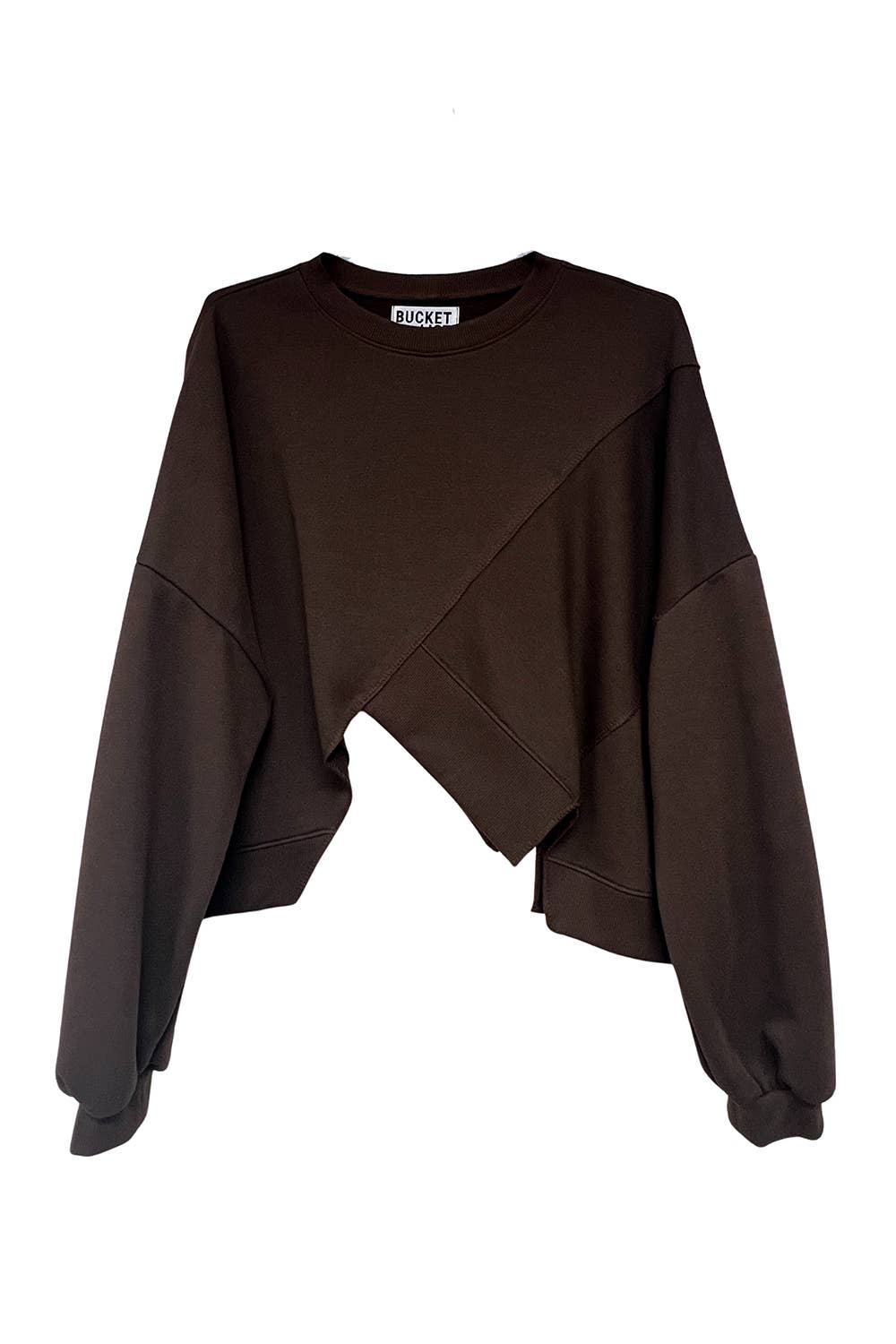 Asymmetric Hem Sweatshirt